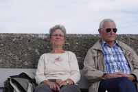 Mam & Dad auf dem Pier
